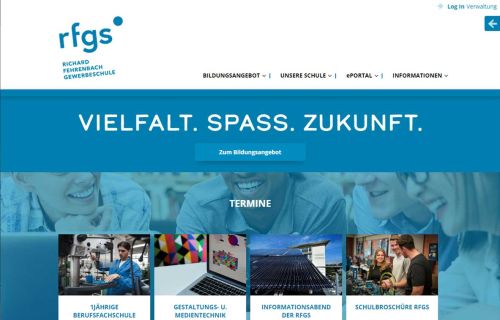 Referenz Thumbnail Relaunch: Richard-Fehrenbach-Gewerbeschule