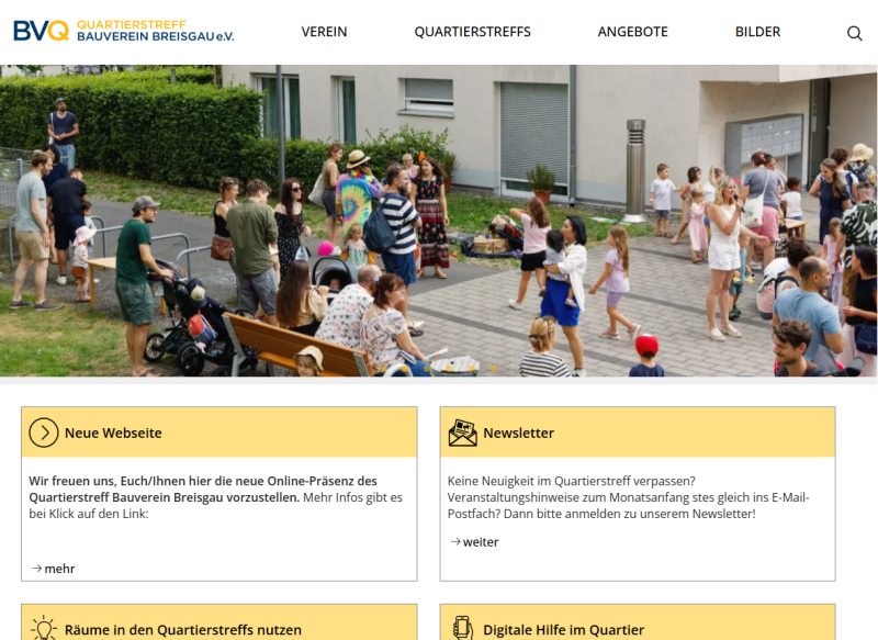 Startseite Quartierstreff